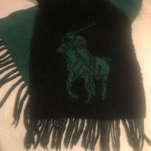 Polo Ralph Lauren Big Pony Men’s Scarf Black Green
